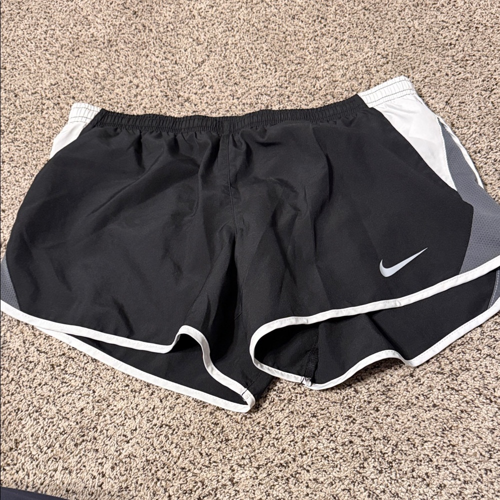 Nike Black and Gray Running Shorts